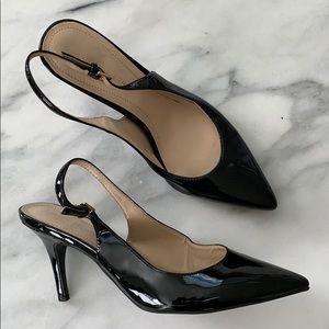 Marc Fisher Black Patent Heels